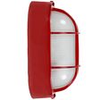 Amidships Bulkhead Wall Mount Light Fixture | Large, 400-Barn Red (Side View) Amidships Bulkhead Wall Mount Light Fixture | Large, 400-Barn Red (Side View)
