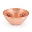 Solid Copper Bowls, Set of 5 Solid Copper Bowls, Set of 5