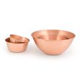 Solid Copper Bowls, Set of 5 Solid Copper Bowls, Set of 5