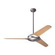 Flow Modern Ceiling Fan, Matte Nickel, Bamboo Blades Flow Modern Ceiling Fan, Matte Nickel, Bamboo Blades