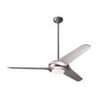 Flow Modern Ceiling Fan, Matte Nickel, Light Option Flow Modern Ceiling Fan, Matte Nickel, Light Option