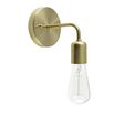 Downtown Minimalist Sconce, 997-Natural Raw Brass, 1910 Era 40w Edison-Style Bulb Downtown Minimalist Sconce, 997-Natural Raw Brass, 1910 Era 40w Edison-Style Bulb