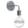Downtown Minimalist Sconce, 975-Galvanized, G25 Half-Crome 40w Light Bulb Downtown Minimalist Sconce, 975-Galvanized, G25 Half-Crome 40w Light Bulb
