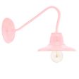 Mini Eclipse Wall Sconce, 480-Blush Pink, G48 Mini Gooseneck Arm | Shown with Nostalgic Edison Bulb Mini Eclipse Wall Sconce, 480-Blush Pink, G48 Mini Gooseneck Arm | Shown with Nostalgic Edison Bulb