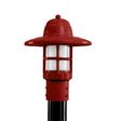 Atomic Industrial Guard Post Mount, 400-Barn Red, HCR-Honey Crackle Glass, Smooth Direct Burial Pole, 100-Black Atomic Industrial Guard Post Mount, 400-Barn Red, HCR-Honey Crackle Glass, Smooth Direct Burial Pole, 100-Black