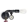 Victoria Machine Age Sconce, Edison Style 1890 Era Bulb Victoria Machine Age Sconce, Edison Style 1890 Era Bulb