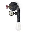 Victoria Machine Age Sconce, Edison Style 1890 Era Bulb Victoria Machine Age Sconce, Edison Style 1890 Era Bulb