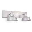 Austin Double Straight Arm Vanity Light, 975-Galvanized Austin Double Straight Arm Vanity Light, 975-Galvanized