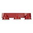 Austin Triple Straight Arm Vanity Light, 400-Barn Red Austin Triple Straight Arm Vanity Light, 400-Barn Red