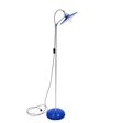Conoco Floor Lamp, 700-Royal Blue, Galvanized Stem, SBK-Standard Black Cord, Nostalgic Edison 1890 Era 40W Bulb Conoco Floor Lamp, 700-Royal Blue, Galvanized Stem, SBK-Standard Black Cord, Nostalgic Edison 1890 Era 40W Bulb