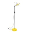 Conoco Floor Lamp, 500-Buttery Yellow, Galvanized Stem, CSGW-Gold & White Cloth Cord, Nostalgic Edison 1890 Era 40W Bulb Conoco Floor Lamp, 500-Buttery Yellow, Galvanized Stem, CSGW-Gold & White Cloth Cord, Nostalgic Edison 1890 Era 40W Bulb