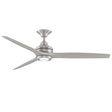 Kute™ 60 Modern Ceiling Fan, Brushed Nickel with Brushed Nickel Blades, LED Light Kit Kute™ 60 Modern Ceiling Fan, Brushed Nickel with Brushed Nickel Blades, LED Light Kit