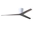 Astra Flush Mount Ceiling Fan, White with Old Oak Blades Astra Flush Mount Ceiling Fan, White with Old Oak Blades