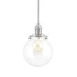 Bubble Stem Mount Pendant, 975-Galvanized, Clear Globe Bubble Stem Mount Pendant, 975-Galvanized, Clear Globe