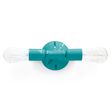Downtown Minimalist Double Sconce, 390-Teal, Nostalgic Edison-Style 1890 Era 40W Bulb Downtown Minimalist Double Sconce, 390-Teal, Nostalgic Edison-Style 1890 Era 40W Bulb