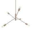 Downtown Minimalist 5-Light Chandelier, 607-Taupe Downtown Minimalist 5-Light Chandelier, 607-Taupe