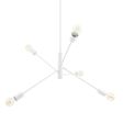 Downtown Minimalist 5-Light Chandelier, 200-White, Edison-Style Victorian Bulbs Downtown Minimalist 5-Light Chandelier, 200-White, Edison-Style Victorian Bulbs