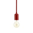 Downtown Minimalist Stem Mount Pendant, 400-Barn Red, Edison-Style Victorian Bulb Downtown Minimalist Stem Mount Pendant, 400-Barn Red, Edison-Style Victorian Bulb