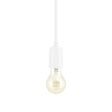 Downtown Minimalist Stem Mount Pendant, 200-White, Edison-Style Victorian Bulb Downtown Minimalist Stem Mount Pendant, 200-White, Edison-Style Victorian Bulb
