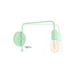 Downtown Swing Arm Sconce, 311-Jadite PTMP, G66 Arm, Nostalgic Edison Style 1890 Era Bulb Downtown Swing Arm Sconce, 311-Jadite PTMP, G66 Arm, Nostalgic Edison Style 1890 Era Bulb