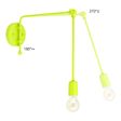 Downtown Swing Arm Sconce, 380-Chartreuse, G67 Arm, Nostalgic Edison Style 1890 Era Bulb Downtown Swing Arm Sconce, 380-Chartreuse, G67 Arm, Nostalgic Edison Style 1890 Era Bulb