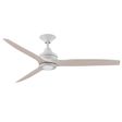 Kute™ 60 Modern Ceiling Fan, Matte White with White Wash Blades, LED Light Kit Kute™ 60 Modern Ceiling Fan, Matte White with White Wash Blades, LED Light Kit