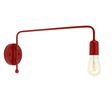 Downtown Swing Arm Sconce, 400-Barn Red, G68 Arm, Nostalgic Edison Style 1890 Era Bulb Downtown Swing Arm Sconce, 400-Barn Red, G68 Arm, Nostalgic Edison Style 1890 Era Bulb