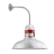 G12 Gooseneck Arm (Displayed Here: 16" Outback LED, 975-Galvanized with 400-Barn Red Guard, With Cap, CCR-Clear Crackle Glass, G12 Gooseneck Arm) G12 Gooseneck Arm (Displayed Here: 16" Outback LED, 975-Galvanized with 400-Barn Red Guard, With Cap, CCR-Clear Crackle Glass, G12 Gooseneck Arm)