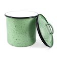 2 Quart Canister, 365-Jadite with Black Speckles 2 Quart Canister, 365-Jadite with Black Speckles