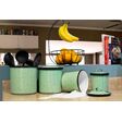 Canister Set, 365-Jadite with Black Speckles Canister Set, 365-Jadite with Black Speckles