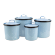 Canister Set, 766-Delphite with White Speckles Canister Set, 766-Delphite with White Speckles