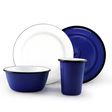 Set of 4 Enamel Breakfast Set, 750-Cobalt Blue Set of 4 Enamel Breakfast Set, 750-Cobalt Blue