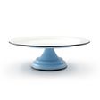 12" Cake Stand, 765-Delphite with 250-White Top 12" Cake Stand, 765-Delphite with 250-White Top