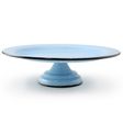 14" Cake Stand, 766-Delphite with White Speckles, Delphite Top 14" Cake Stand, 766-Delphite with White Speckles, Delphite Top