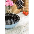 Enamelware Mixing Bowl Set, 765-Delphite Blue Enamelware Mixing Bowl Set, 765-Delphite Blue
