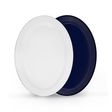 Oval Enamelware Platter, 750-Cobalt with 250-White Top Oval Enamelware Platter, 750-Cobalt with 250-White Top