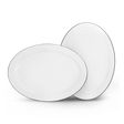 Oval Enamelware Platter, 250-White with 250-White Top Oval Enamelware Platter, 250-White with 250-White Top