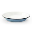 Enamelware Pie Plate, 765-Delphite, White Interior Enamelware Pie Plate, 765-Delphite, White Interior