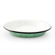 Enamelware Pie Plate | 365-Jadiite with Black Speckle, White Interior Enamelware Pie Plate | 365-Jadiite with Black Speckle, White Interior