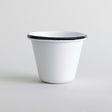 Enamelware Cup, 250-White Enamelware Cup, 250-White