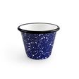 Enamelware Cup, 760-Cobalt Blue with White Speckles Enamelware Cup, 760-Cobalt Blue with White Speckles