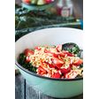Large Enamelware Mixing Bowl, 355-Jadite Large Enamelware Mixing Bowl, 355-Jadite