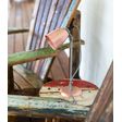 Lovell Task Lamp, 995-Natural Raw Copper, Stem in 975-Galvanized, CSBW-Black & White Cloth Cord, Black Plug & Switch | Photo Courtesy of Homeowner Lovell Task Lamp, 995-Natural Raw Copper, Stem in 975-Galvanized, CSBW-Black & White Cloth Cord, Black Plug & Switch | Photo Courtesy of Homeowner