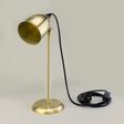 Lovell Task Lamp, 997-Natural Raw Brass, Stem in Raw Brass, SBK-Standard Black Cord, Black Plug & Switch Lovell Task Lamp, 997-Natural Raw Brass, Stem in Raw Brass, SBK-Standard Black Cord, Black Plug & Switch