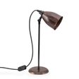 Lovell Task Lamp, 999-Natural Oil-Rubbed Bronze, Stem in 100-Black, SBK-Standard Black Cord, Black Plug & Switch Lovell Task Lamp, 999-Natural Oil-Rubbed Bronze, Stem in 100-Black, SBK-Standard Black Cord, Black Plug & Switch