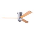 Cirrus Flush Mount Ceiling Fan, Brushed Aluminum, Maple Blades Cirrus Flush Mount Ceiling Fan, Brushed Aluminum, Maple Blades