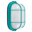 Amidships Bulkhead Wall Mount Light Fixture, Large, 390-Teal Amidships Bulkhead Wall Mount Light Fixture, Large, 390-Teal