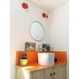 (2) Downtown Minimalist Sconces, 420-Orange, Half-Chrome Bulbs | Photo Courtesy of Homeowner (2) Downtown Minimalist Sconces, 420-Orange, Half-Chrome Bulbs | Photo Courtesy of Homeowner