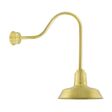 Decorative Backing Plate Cover (Displayed Here: 12" The Original™, 997-Raw Brass, G24 Gooseneck Arm, Decorative Backing Plate & Hex Cover) Decorative Backing Plate Cover (Displayed Here: 12" The Original™, 997-Raw Brass, G24 Gooseneck Arm, Decorative Backing Plate & Hex Cover)