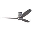 Arbor Flush DC Ceiling Fan, Graphite, Graywash Blades, No Light Arbor Flush DC Ceiling Fan, Graphite, Graywash Blades, No Light
